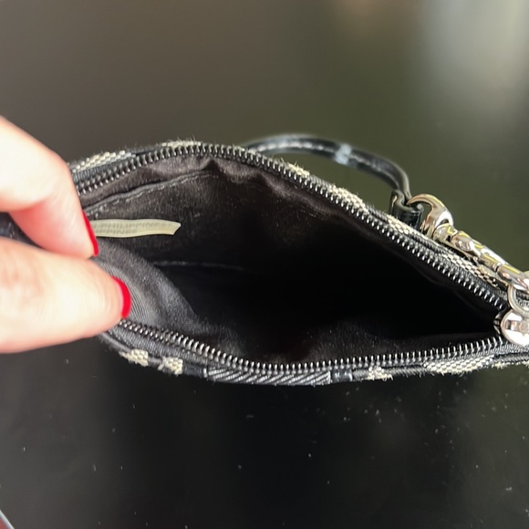 Coach black and grey wristlet - Picture 3 of 3